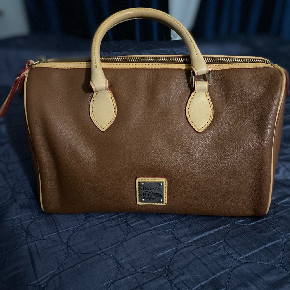 Dooney & Bourke all leather satchel.